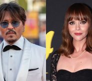 Johnny Depp and Christina Ricci