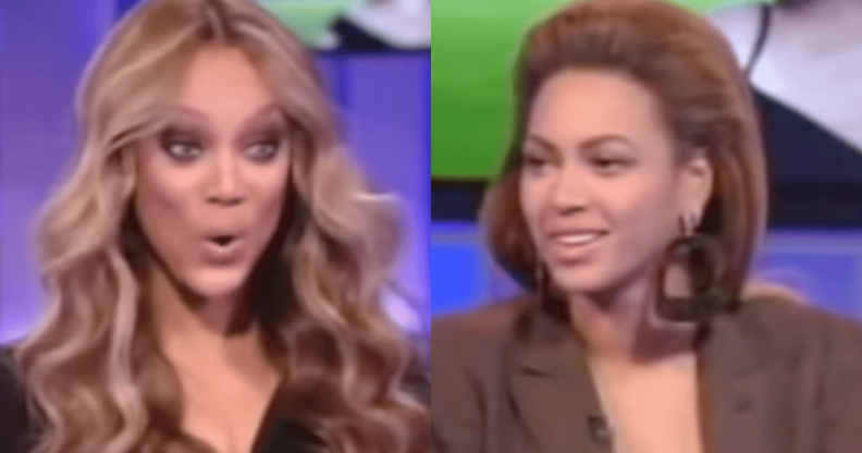 Tyra Banks and Beyoncé