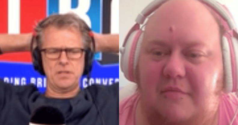 Screenshots of Andrew Castle and Felix Fern during their debate