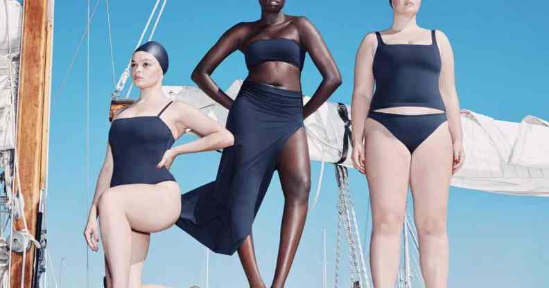 Kim Kardashian and Skims have dropped a new, size-inclusive swimwear collection.