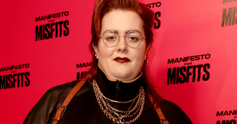 Jayde Adams attends the launch of Glyn Fussell's debut book "Sink The Pink's Manifesto For Misfits" at Common Decency