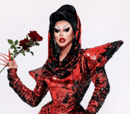 Cherry Valentine posing in an iconic drag look.