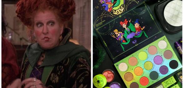 A Hocus Pocus 2 makeup collection is being released and it looks iconic. (Disney/ColourPop Cosmetics/Instagram)