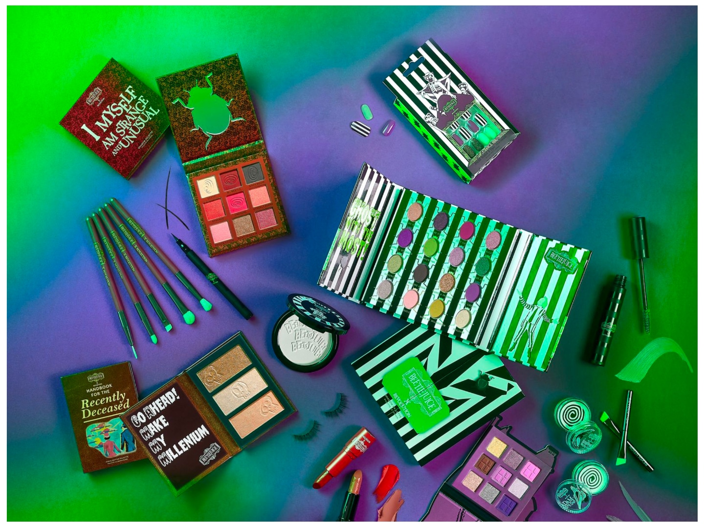Interactie long Arthur Conan Doyle This Beetlejuice x Revolution Beauty collection is iconic