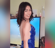 A selfie of Estee Saway, the trans woman murdered in the Philippenes
