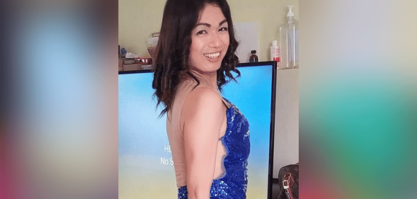 A selfie of Estee Saway, the trans woman murdered in the Philippenes
