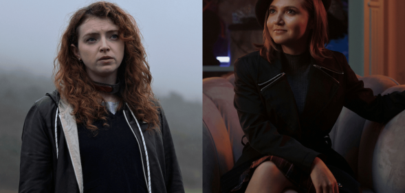 Rhian Blundell and Mia McKenna-Bruce in Vampire Academy.