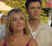 Florence Pugh and Harry Styles in Don't Worry Darling. (New Line Cinema)
