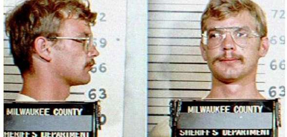 Mugshot of serial killer Jeffrey Dahmer