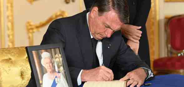 Jair Bolsonaro uses Queen's funeral trip to rant about 'gender ideology'