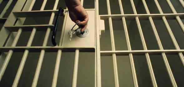 Key in Jail Cell Door