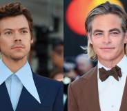 Harry Styles (L) and Chris Pine (Getty)