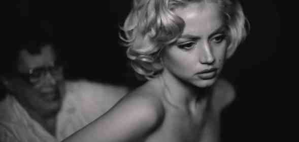 Marilyn Monroe in Blonde. (Netflix)