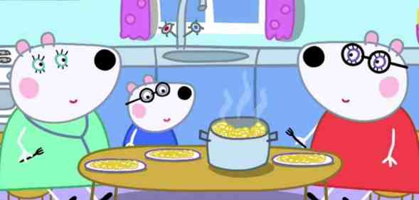 Peppa Pig introduces lesbian couple. (Peppa Pig/Channel 5)