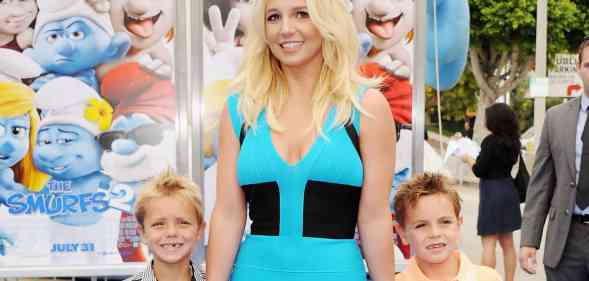 Preston (R) and Jayden Federline (L) with Britney Spears. (Jon Kopaloff_FilmMagic)