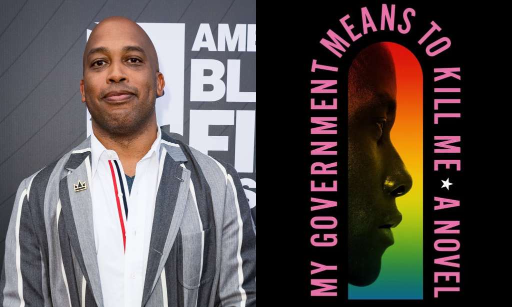 Rasheed Newson's new novel is titled My Government Means To Kill Me. (Jason Koerner_Getty)