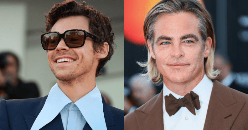 Harry Styles addresses 'spitting' on Chris Pine in viral video live on stage