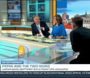 Ed Balls discusses the same-sex couple in Peppa Pig with hosts.