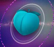 The peach emoji turned into the blue planet Uranus