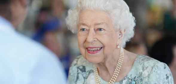 Queen Elizabeth II smiling