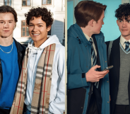 Members of the cast of Young Royals and Heartstopper