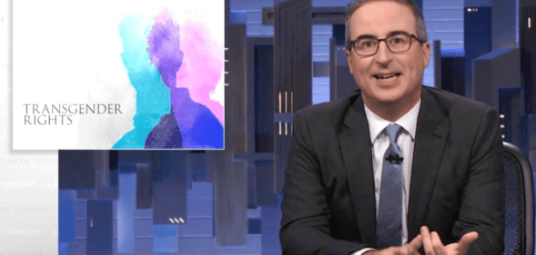 John Oliver on his flagship show Last Week Tonight