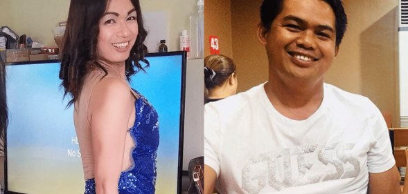 Trans teacher Estee Saway (left) and Mike Armando Wilson (right).