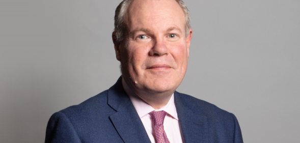 Conor Burns in a parliamentary portrait.