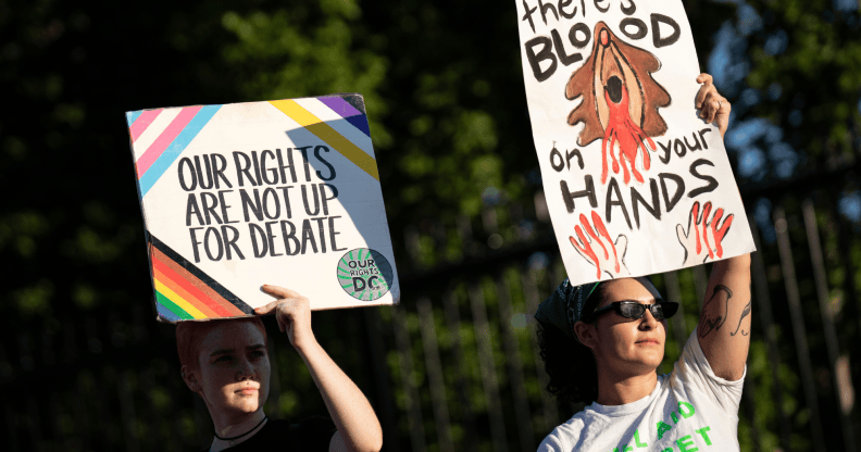 Activists rally for abortion rights