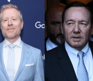Side by side images of Anthony Rapp and Kevin Spacey