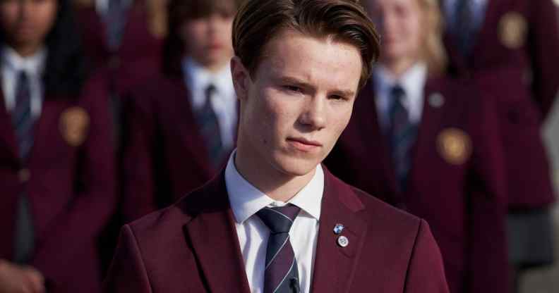 Edvin Ryding as Wilhelm in season two of Young Royals. (Robert Eldrim/Netflix)