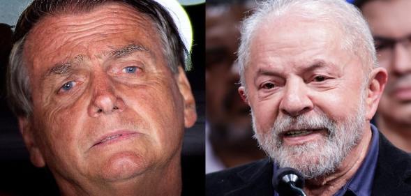 Jair Bolsonaro and Luiz Inácio Lula da Silva, who will face off in a Brazil run off election
