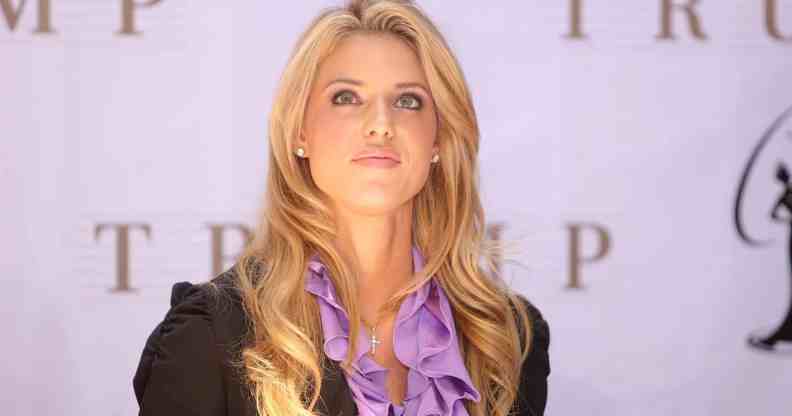 Carrie Prejean attends a press conference at Trump Tower on May 12, 2009 in New York City.