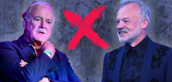 Graham Norton and John Cleese.
