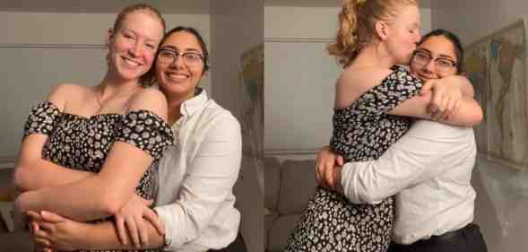 Two images of Gwendlyn Brown from Sister Wives and her girlfriend Beatriz Queiroz. (Instagram_Gwendlyn Brown)