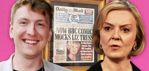 Joe Lycett and Liz Truss