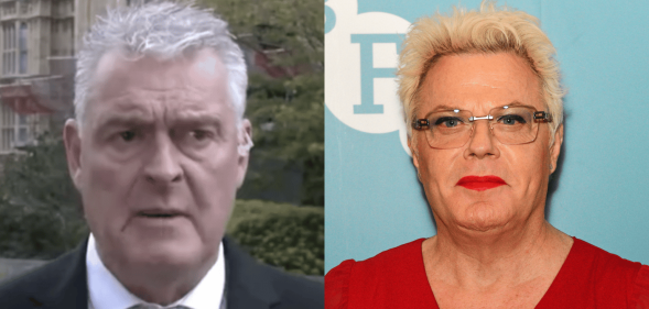 Lee Anderson and Eddie Izzard