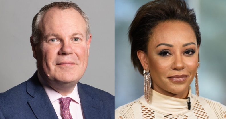 Conor Burns (L) has been accused of "sexual misconduct".