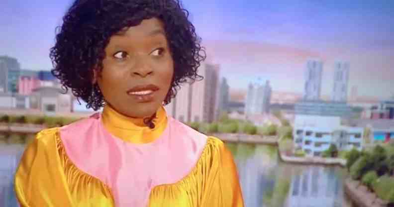 A screenshot of actor Rakie Ayola from BBC Breakfast giving her response to a question about wokeness. (BBC)