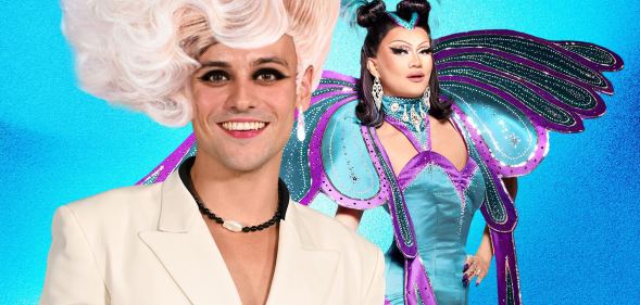 Collage of Tom Daley in a wig and River Medway