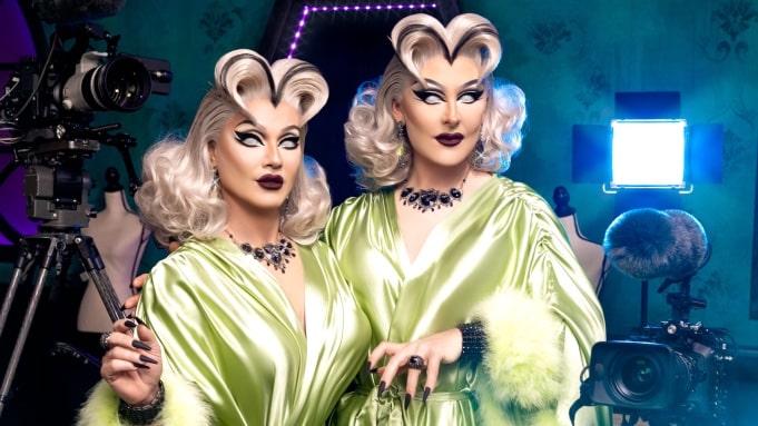 The Boulet Brothers on the set of Dragula: Titans.