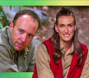 Matt Hancock (L) and Jill Scott (R) with a yellow and green border.