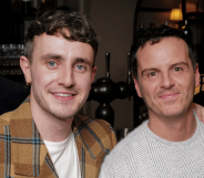 Paul Mescal and Andrew Scott at the Aftersun screening in London.