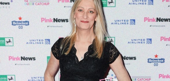 Bobbi Pickard attends The PinkNews Awards 2022 at Church House, Westminster, on October 19, 2022