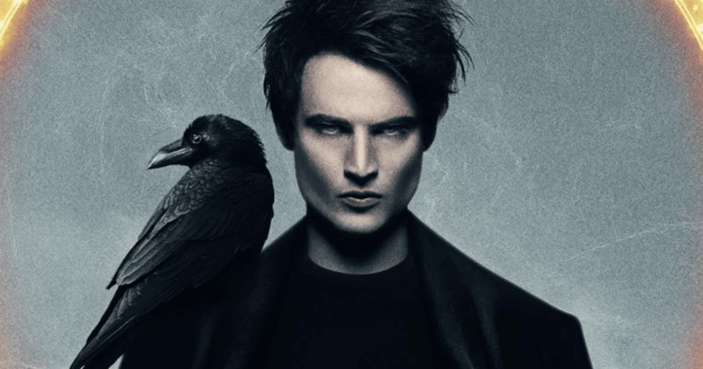Actor Tom Sturridge dressed in black as Lord Morpheus in Netflix's The Sandman