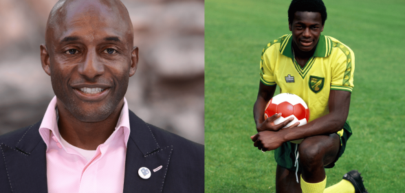 Dancing on Ice star John Fashanu (left) and his late brother Justin Fashanu