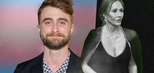Daniel Radcliffe and JK Rowling