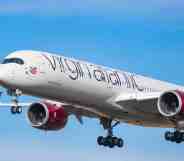 An image of a Virgin Atlantic Airbus A350-1000 aircraft