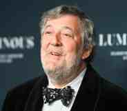 Stephen Fry attends the BFI London Film Festival Luminous Gala at The Londoner Hotel.