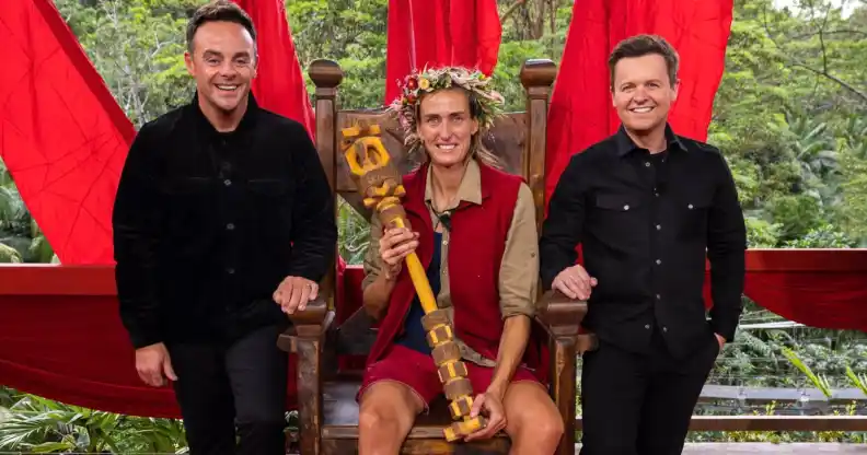 Jill Scott wins I'm A Celebrity... Get Me Out Of Here. (ITV)